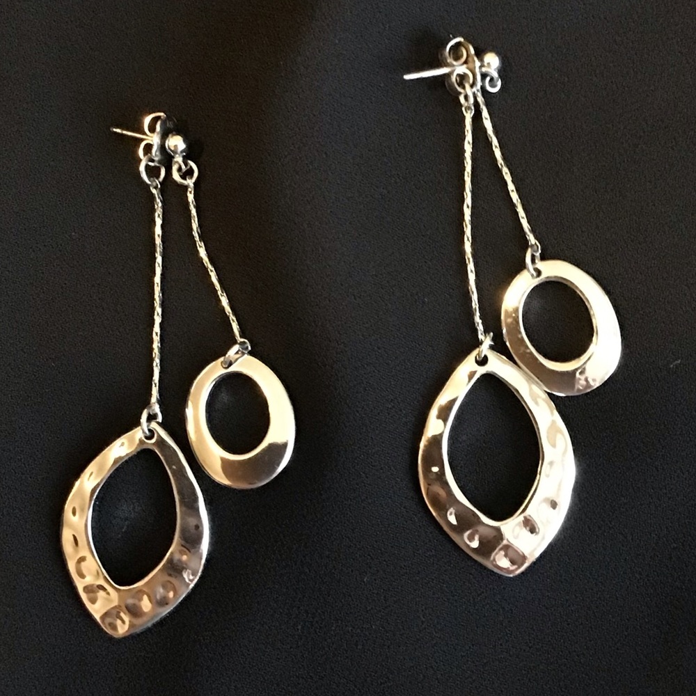 Lia Sophia Silver-tone Dangle Earrings